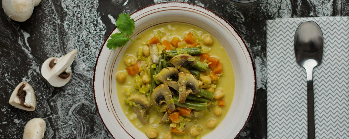 recipe kit Vegetable coconut curry soup